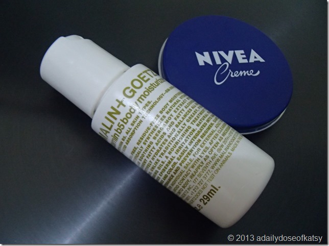 Dresser/Drawer: “Hand” Creams – Nivea, Avon, & Malin+Goetz