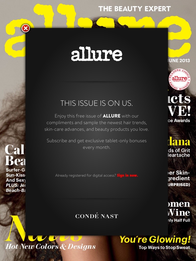 Thank you Allure!