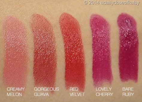 AVON Ultra Color Indulgence Lipstick swatches - Beauty by 