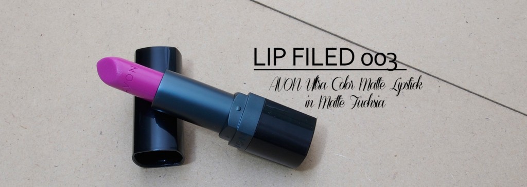 LIP FILED 003: AVON Ultra Color Matte Lipstick in Matte Fuchsia