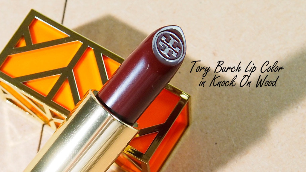 Tory Burch Lip Color in Knock on Wood