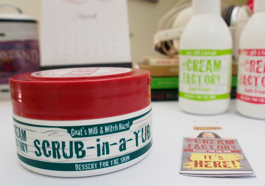 The Cream Factory Scrub-in-a-Tub in Salty [Goat’s Milk & Witch Hazel]*