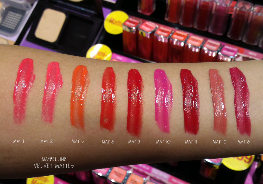 MAYBELLINEVELVETMATTES_SWATCHES