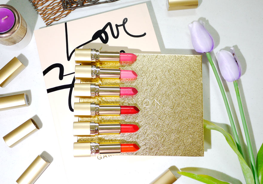 Avon 24K Gold Collection plus 24K Gold Lipstick Guide