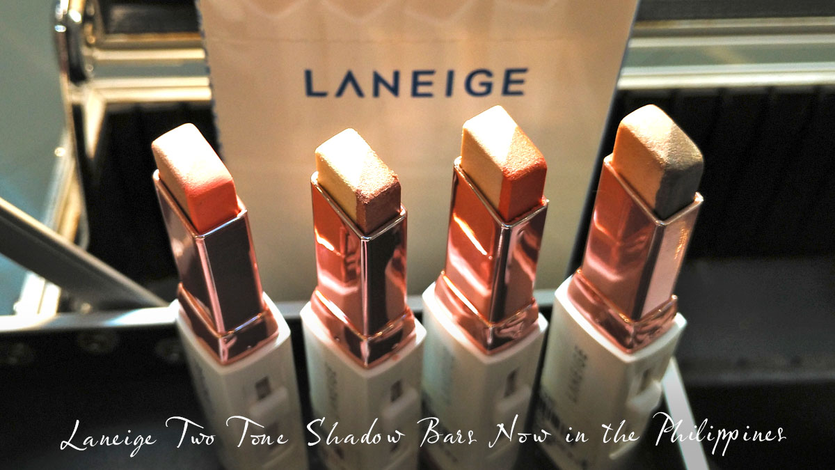 Laneige Two Tone Shadow Bars now in the Philippines