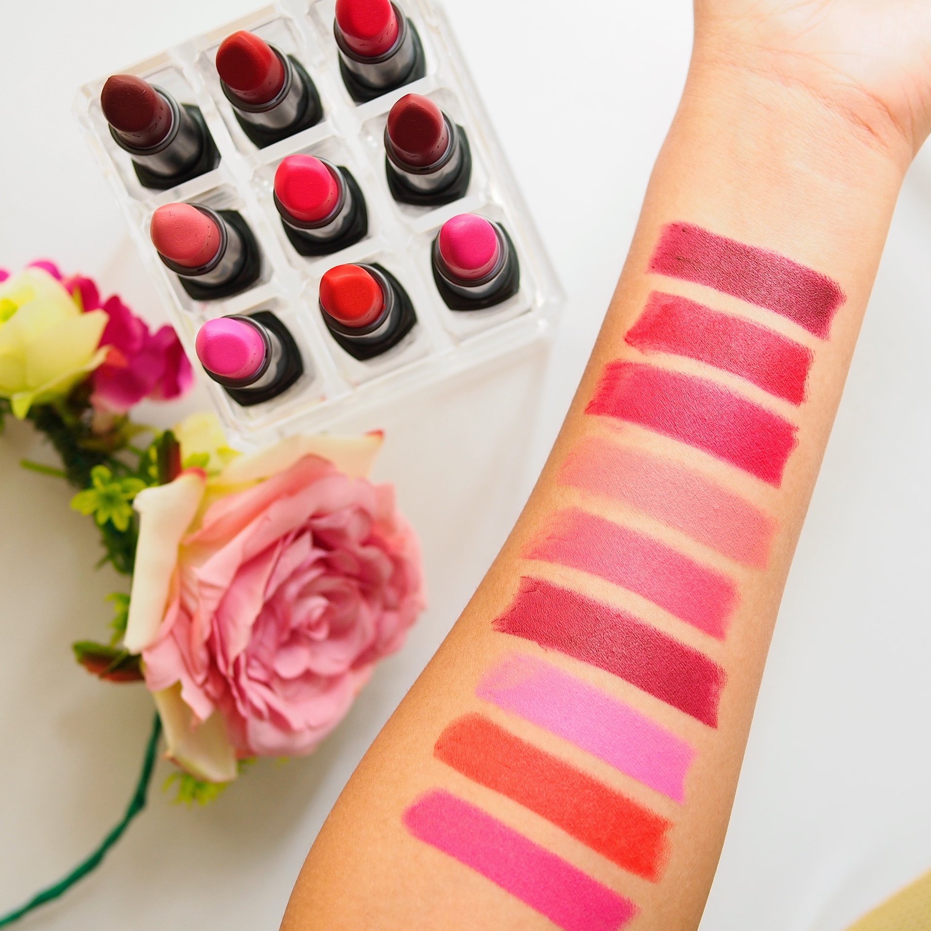 Avon Perfectly Matte Lipstick Swatches