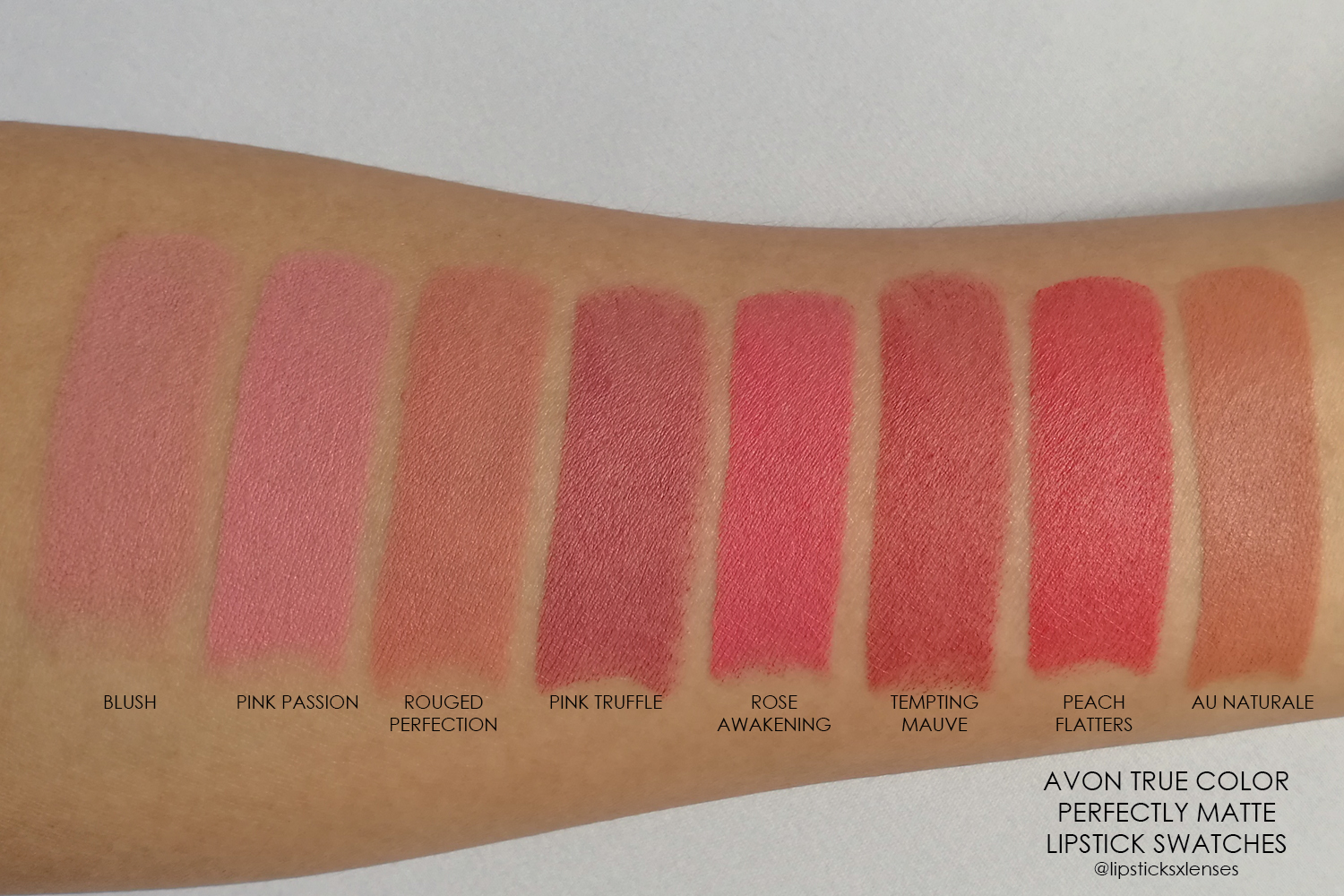 Avon Perfectly Matte Lipstick Nudes