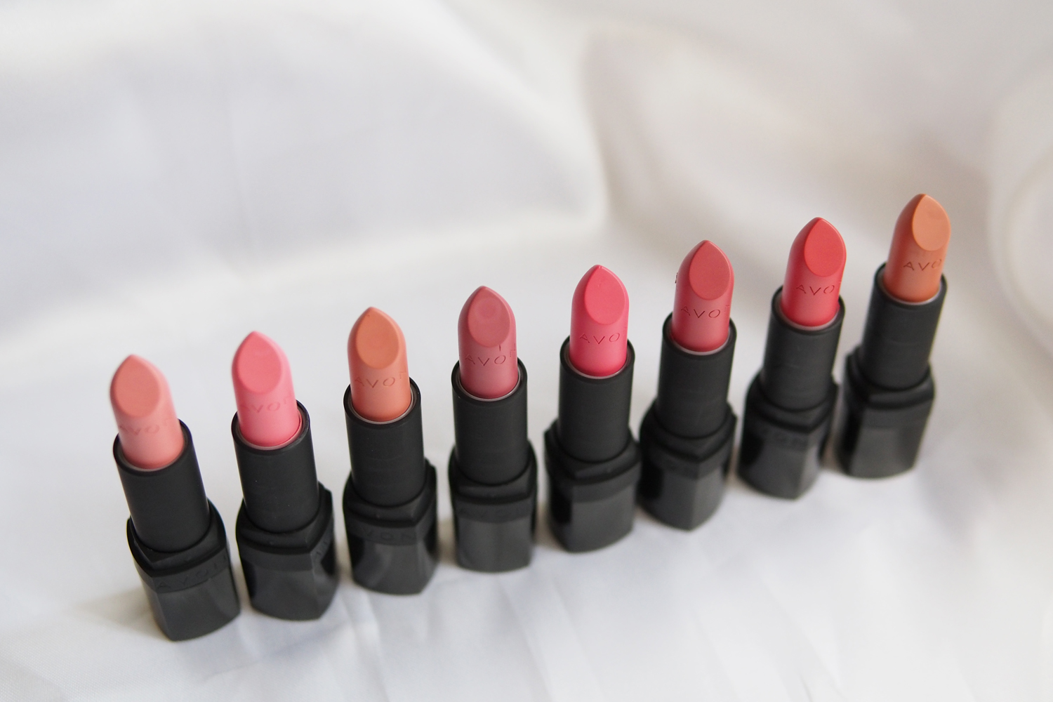 Avon Perfectly Matte Lipstick Swatches including the New Nudes!
