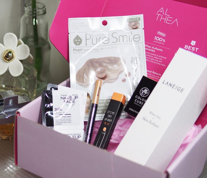 Unboxing the Althea Lovely Dewy Box Plus Swatches and Mini-Review