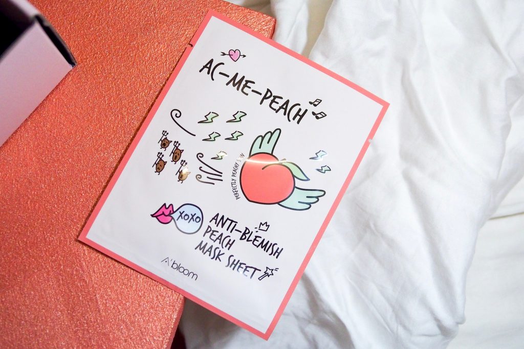 Althea A'Bloom Ac-Me-Peach Anti-Blemish Sheet Mask