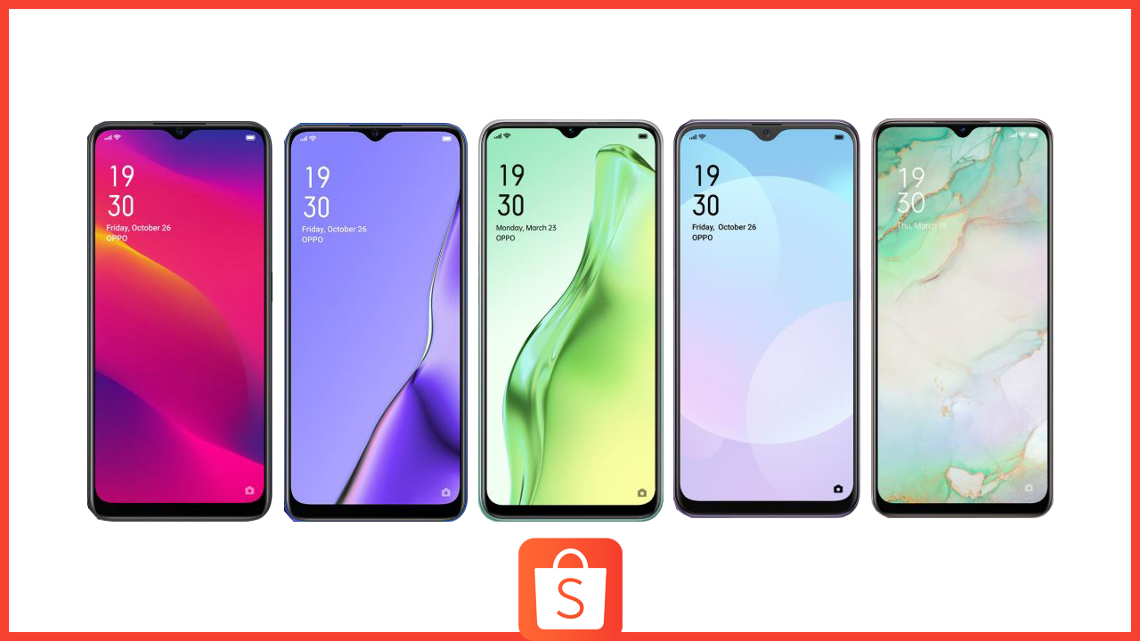 Get Sub 10k Smartphones from OPPO at Shopee