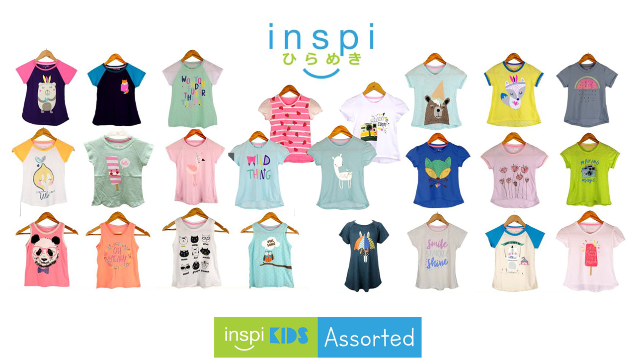 Collect the Inspi Kids Girls Assorted Tops On Sale at  Shopee Super Brands Day  August 10-12