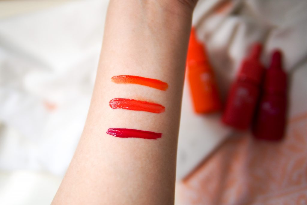 Peripera Ink Velvet New Shades Swatches