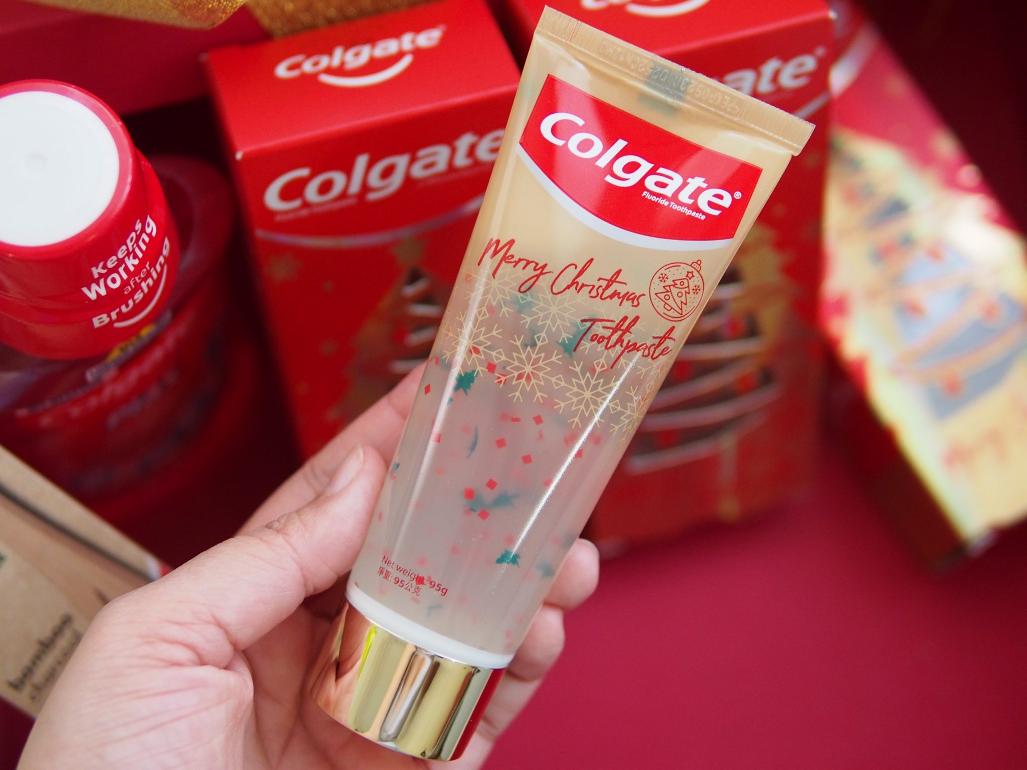 The Colgate Christmas Toothpaste Give the Gift of Colgate Smile