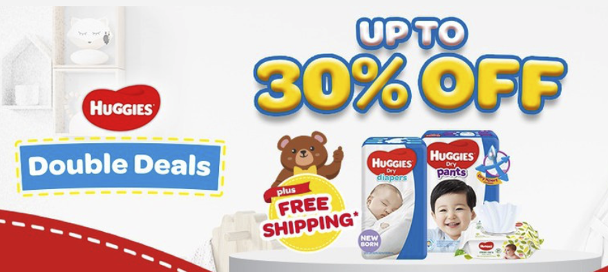 Shopee 8.8 Mega Flash Sale: Huggies Brand Deals