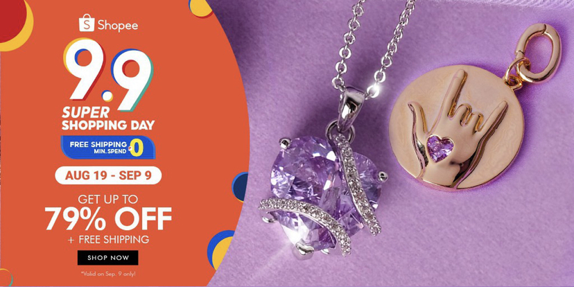 Shopee 9.9: Get deals on Mikana Jewelry plus FREE Jewelry Case