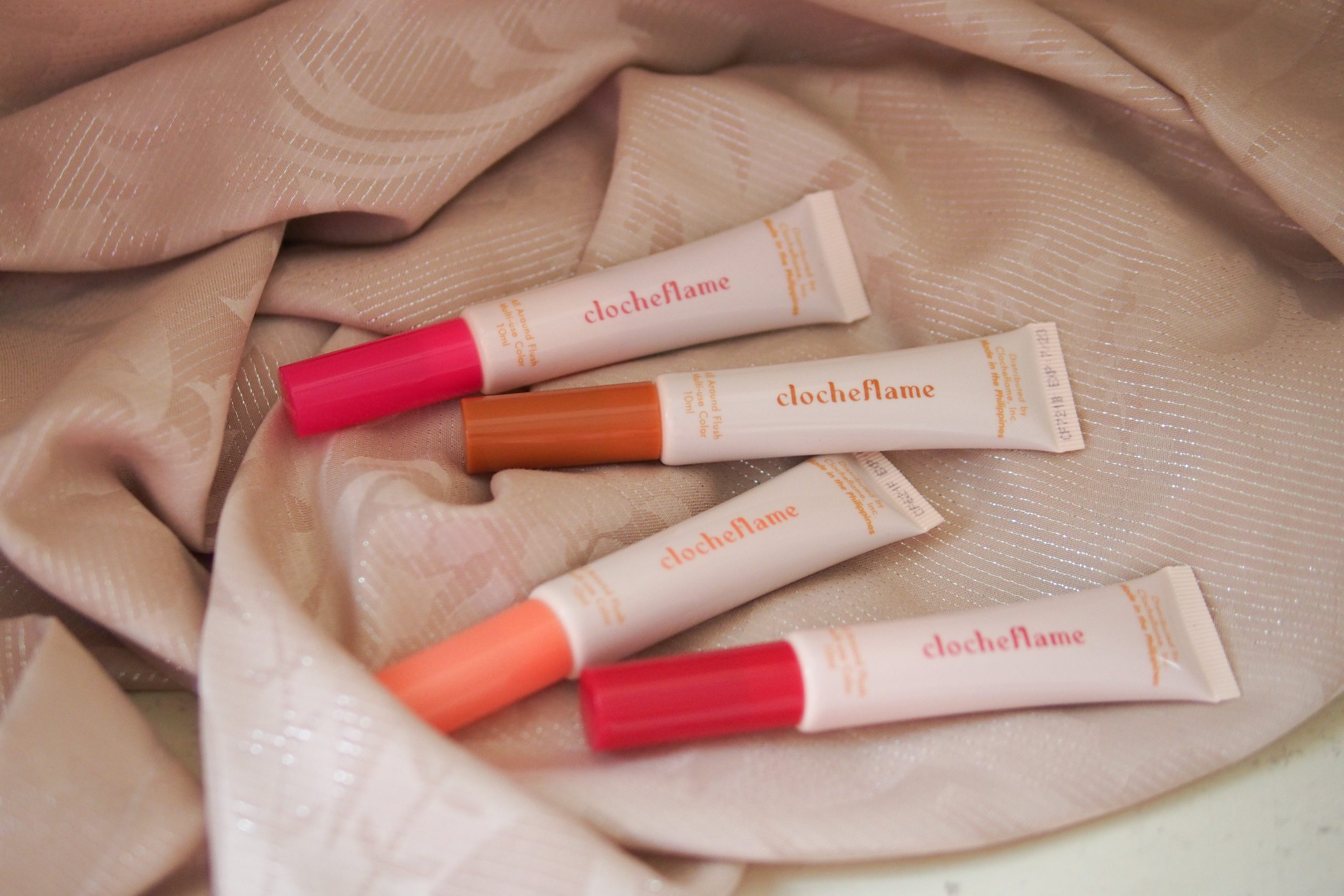 Multi-use and Local: the Clocheflame All Around Flush (Swatches + Quick Makeup Look)