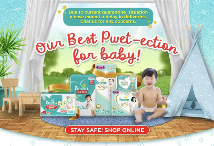10.10 Big Brand Giveaways: Follow Pampers on Shopee Today & Get up to P10k+ worth of Prizes