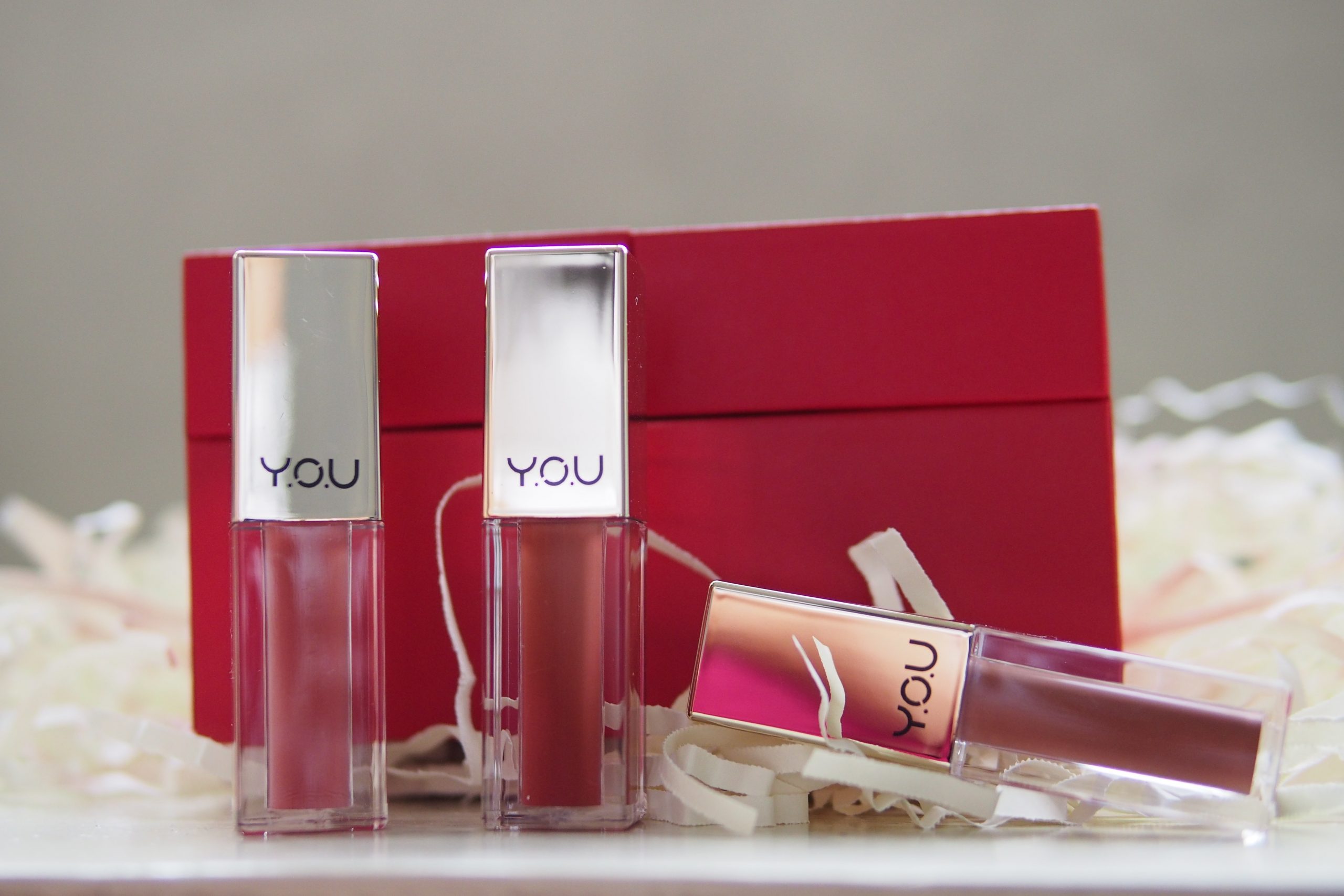 Swatches + Try-On: Y.O.U BEAUTY ROUGE VELVET MATTE LIP CREAM LIMITED EDITION VALENTINE’S GIFT SET