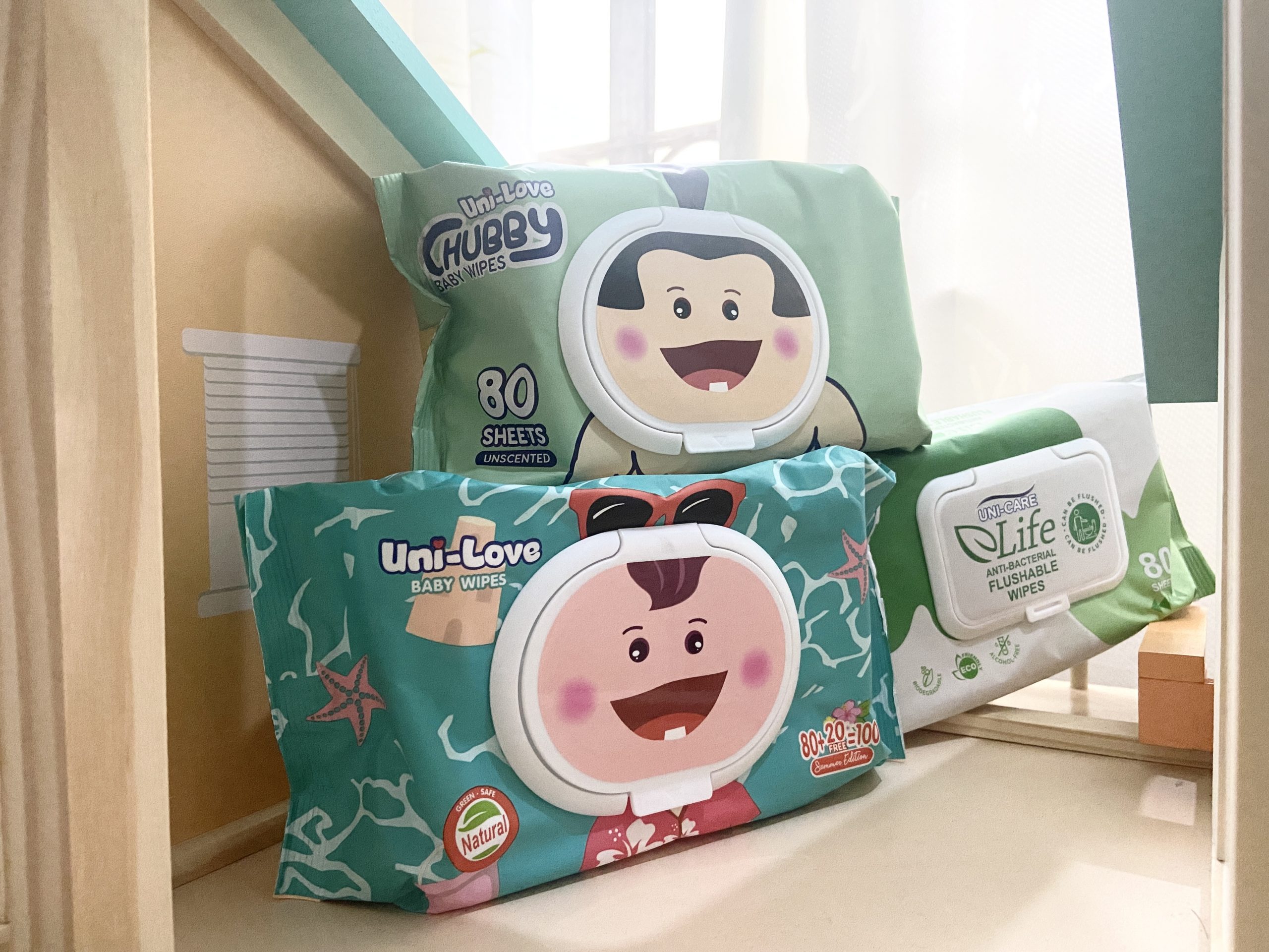 Uni-Care UniLove Baby Products are back on Shopee Brand Spotlight with the Cutest Baby Wipes in time for Summer