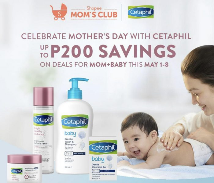 Shopee Brand Spotlight: Special Cetaphil Deals for Mommy and Baby
