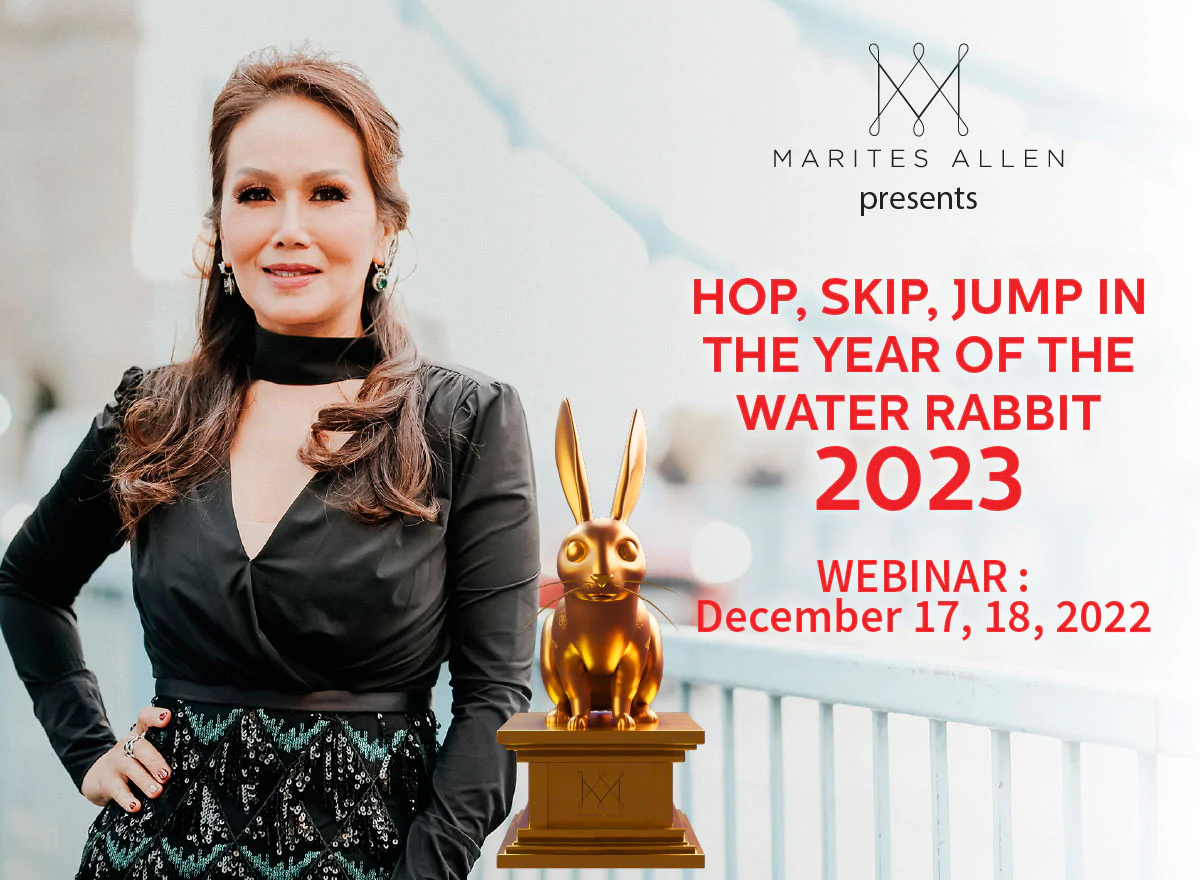 PSA: Marites Allen Year of the Rabbit Forecast 2023 Webinar is This Weekend! Get your tickets now