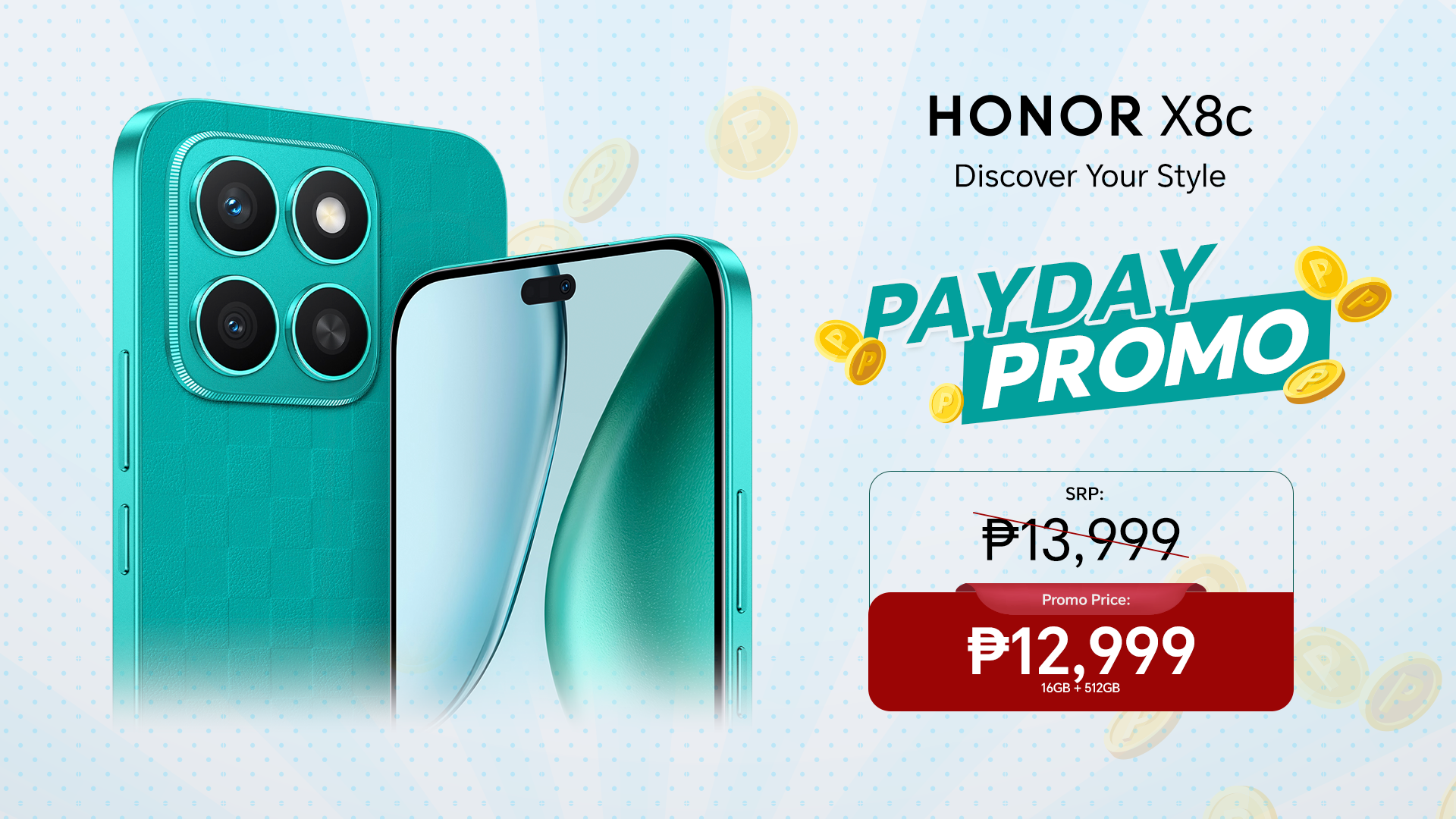 HONOR X8c Gets 1,000-peso Price Drop, Now at Php 12,999 Only!