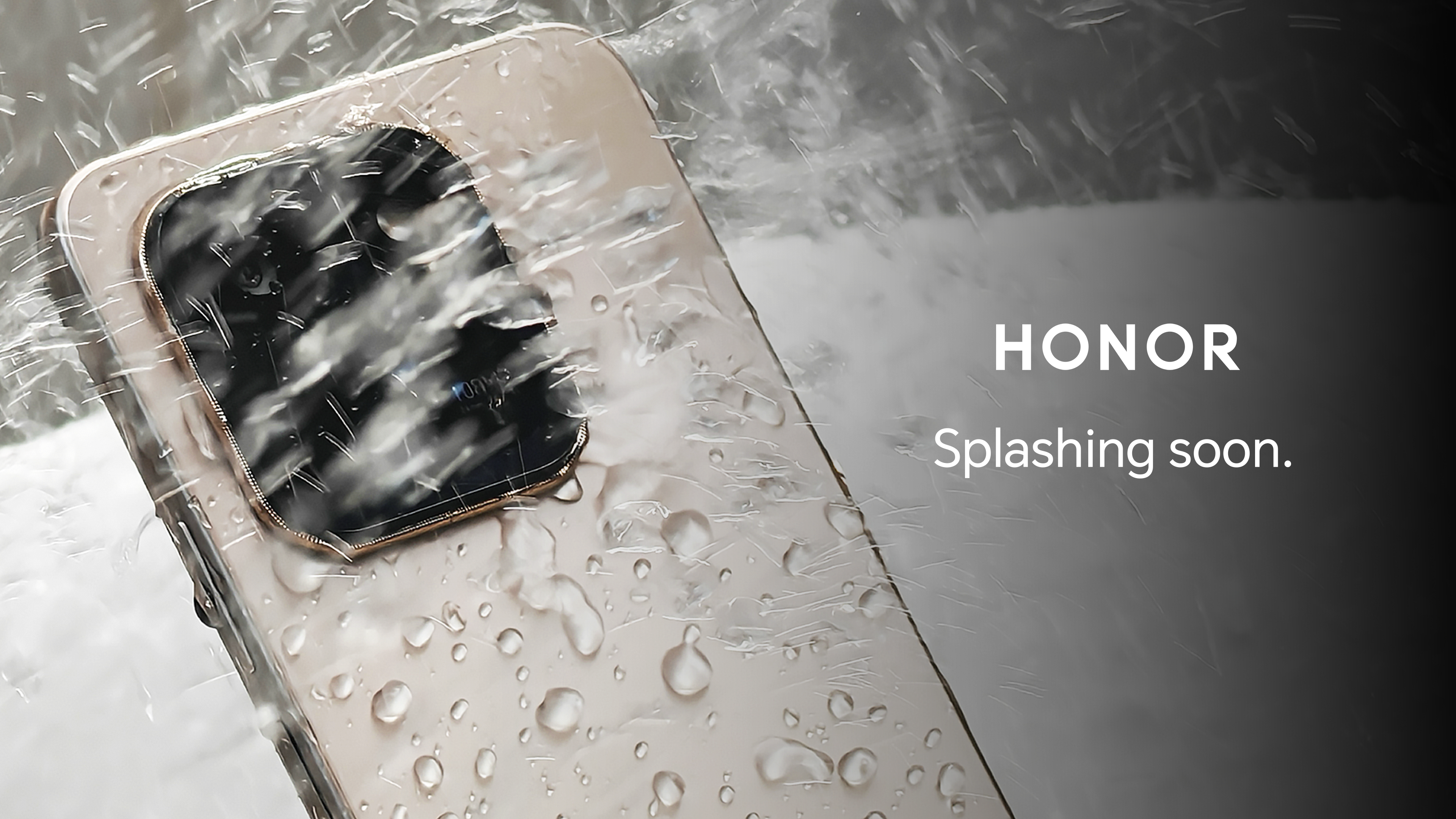 Splashing Soon: HONOR Teases Its Next All-Angle Water-Resistant Smartphone Innovation