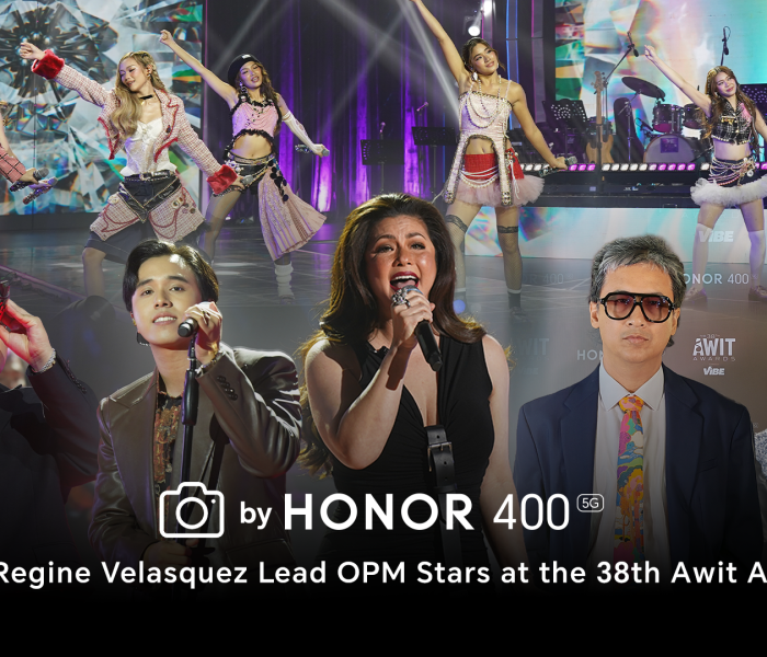 Captured by HONOR 400 5G: BINI, Regine Velasquez Lead OPM Stars at the 38th Awit Awards
