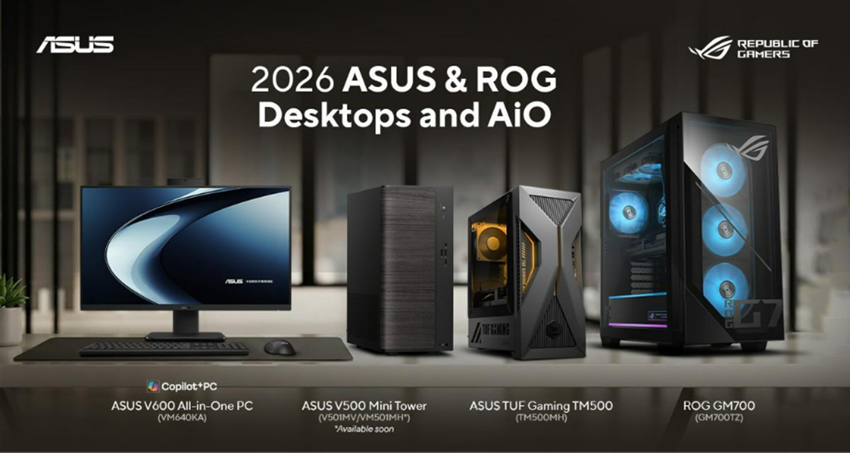 ASUS Announces 2026 All-in-One PCs and Desktops in the Philippines, Priced!